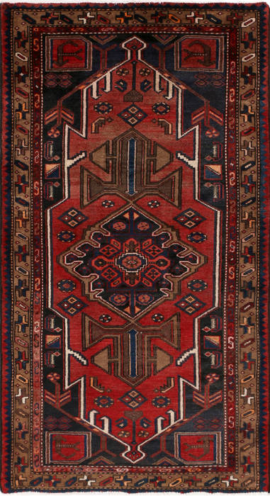 Zanjan Red Runner Hand Knotted 33 X 65 Area Rug 99-111453 Image 0