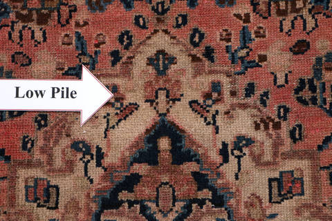 Zanjan Red Runner Hand Knotted 31 X 611 Area Rug 99-111459 Image 12