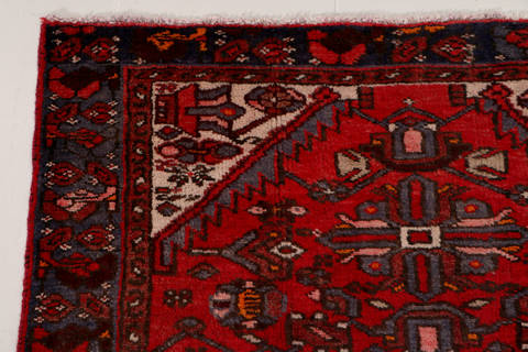 Zanjan Red Runner Hand Knotted 33 X 63 Area Rug 99-111465 Image 4