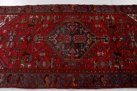 Zanjan Red Runner Hand Knotted 33 X 63 Area Rug 99-111465 Image 5