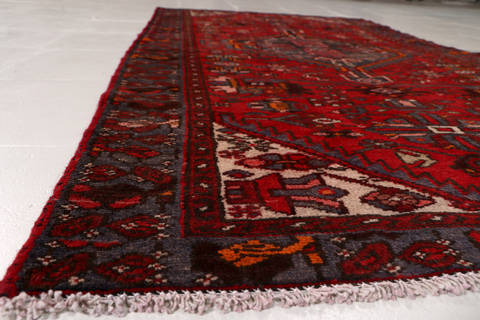 Zanjan Red Runner Hand Knotted 33 X 63 Area Rug 99-111465 Image 6