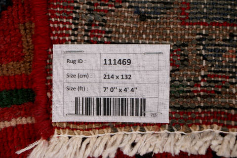 Zanjan Red Hand Knotted 44 X 70 Area Rug 99-111469 Image 16