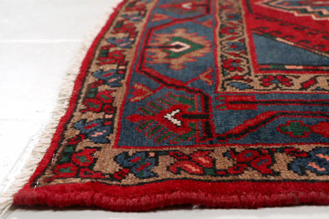 Zanjan Red Hand Knotted 44 X 70 Area Rug 99-111469 Image 8