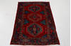 Zanjan Red Hand Knotted 44 X 70 Area Rug 99-111469 Thumb 1