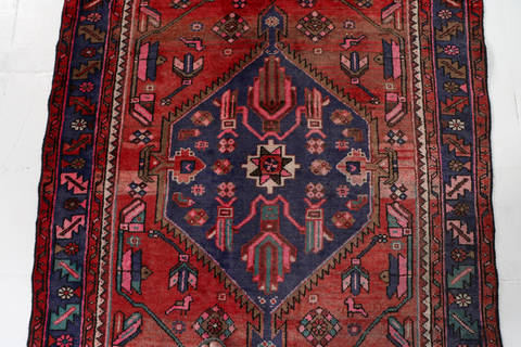 Zanjan Red Runner Hand Knotted 41 X 86 Area Rug 99-111485 Image 7