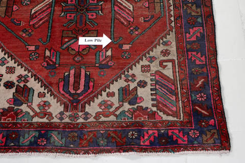Zanjan Red Runner Hand Knotted 41 X 86 Area Rug 99-111485 Image 9