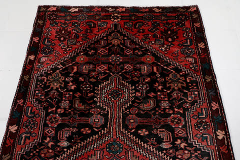 Zanjan Blue Hand Knotted 310 X 83 Area Rug 99-111487 Image 3