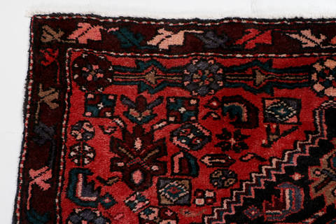 Zanjan Blue Hand Knotted 310 X 83 Area Rug 99-111487 Image 7