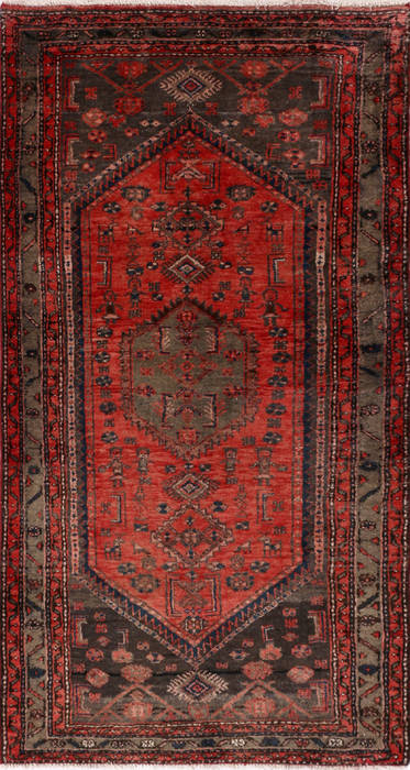 Zanjan Red Hand Knotted 34 X 63 Area Rug 99-111500 Image 0