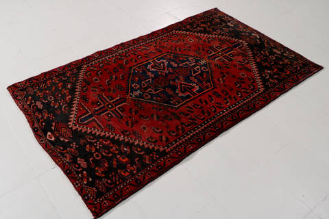 Zanjan Red Hand Knotted 36 X 60 Area Rug 99-111503 Image 2