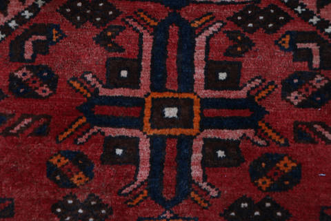 Zanjan Red Hand Knotted 36 X 60 Area Rug 99-111503 Image 5
