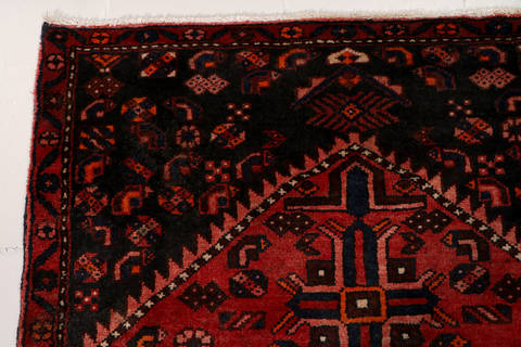 Zanjan Red Hand Knotted 36 X 60 Area Rug 99-111503 Image 7