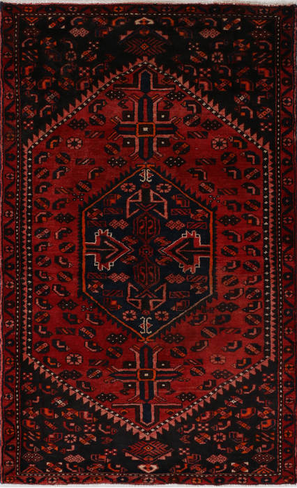 Zanjan Red Hand Knotted 36 X 60 Area Rug 99-111503 Image 0