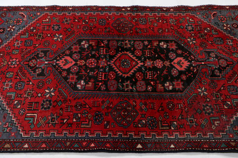 Zanjan Red Hand Knotted 37 X 62 Area Rug 99-111525 Image 3