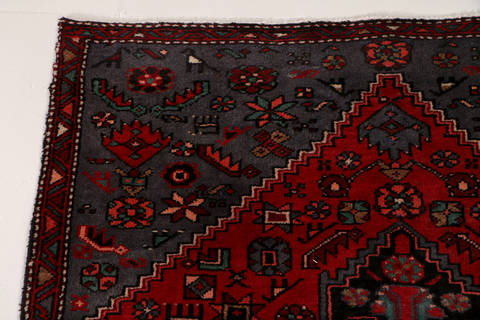 Zanjan Red Hand Knotted 37 X 62 Area Rug 99-111525 Image 5