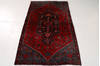 Zanjan Red Hand Knotted 37 X 62  Area Rug 99-111525 Thumb 1