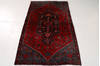 Zanjan Red Hand Knotted 37 X 62 Area Rug 99-111525 Thumb 1