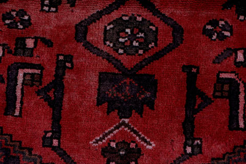 Zanjan Blue Hand Knotted 210 X 61 Area Rug 99-111530 Image 7