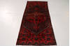 Zanjan Blue Hand Knotted 210 X 61 Area Rug 99-111530 Thumb 1