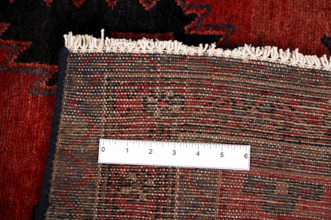 Hamedan Red Runner Hand Knotted 33 X 66 Area Rug 99-111538 Image 10