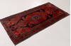 Hamedan Red Runner Hand Knotted 33 X 66 Area Rug 99-111538 Thumb 4