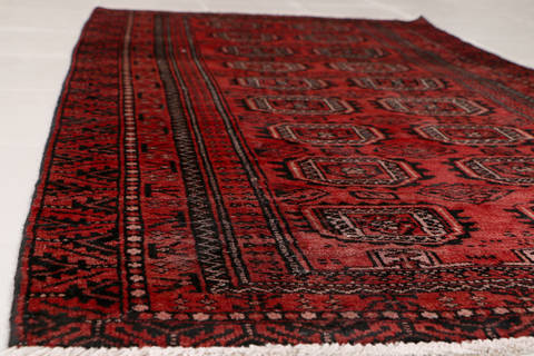 Baluch Red Hand Knotted 30 X 59 Area Rug 99-111540 Image 6
