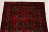Baluch Red Hand Knotted 30 X 59  Area Rug 99-111540 Thumb 2