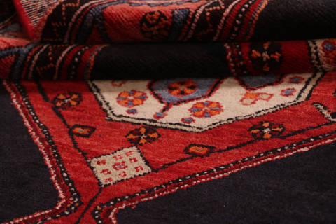 Zanjan Blue Runner Hand Knotted 33 X 99 Area Rug 99-111561 Image 12