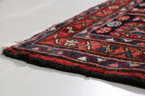Zanjan Red Runner Hand Knotted 36 X 104 Area Rug 99-111569 Image 10