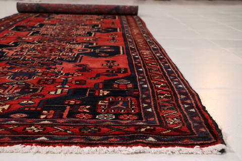 Zanjan Red Runner Hand Knotted 36 X 104 Area Rug 99-111569 Image 11