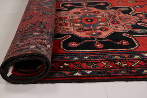 Zanjan Red Runner Hand Knotted 36 X 104 Area Rug 99-111569 Image 6