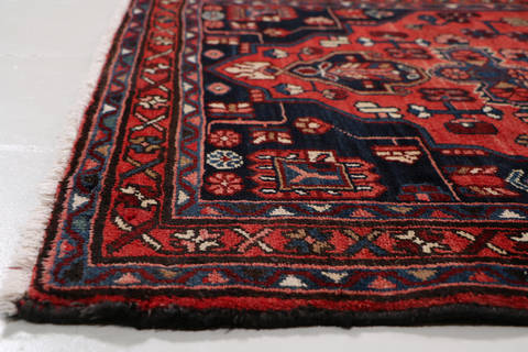 Zanjan Red Runner Hand Knotted 36 X 104 Area Rug 99-111569 Image 9