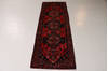 Zanjan Red Runner Hand Knotted 36 X 104  Area Rug 99-111569 Thumb 1