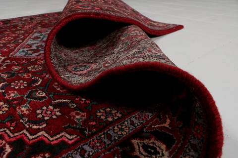 Zanjan Red Hand Knotted 43 X 67 Area Rug 99-111607 Image 11