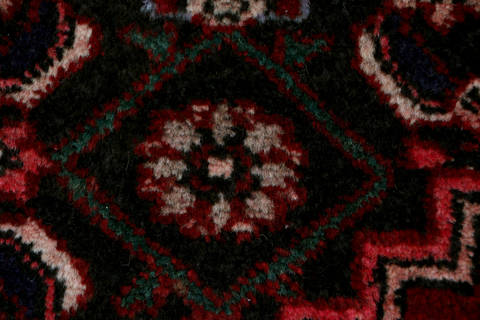 Zanjan Red Hand Knotted 43 X 67 Area Rug 99-111607 Image 4
