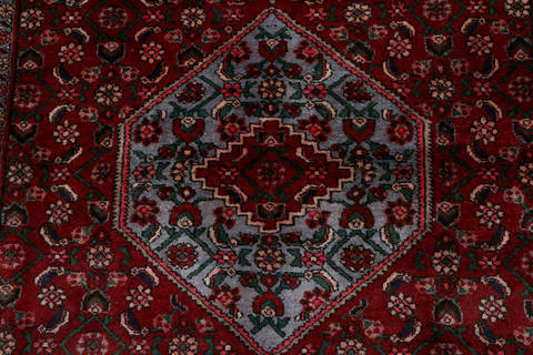 Zanjan Red Hand Knotted 43 X 67 Area Rug 99-111607 Image 7