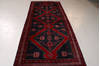 Zanjan Blue Runner Hand Knotted 47 X 110  Area Rug 99-111624 Thumb 1