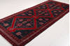 Zanjan Blue Runner Hand Knotted 47 X 110 Area Rug 99-111624 Thumb 2