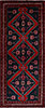 Zanjan Blue Runner Hand Knotted 47 X 110 Area Rug 99-111624 Thumb 0