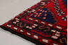 Hamedan Red Square Hand Knotted 48 X 410 Area Rug 99-111636 Thumb 19