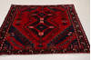 Hamedan Red Square Hand Knotted 48 X 410  Area Rug 99-111636 Thumb 1