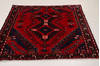Hamedan Red Square Hand Knotted 48 X 410 Area Rug 99-111636 Thumb 1