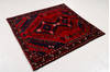Hamedan Red Square Hand Knotted 48 X 410  Area Rug 99-111636 Thumb 6