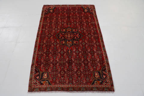 Bidjar Red Hand Knotted 31 X 50  Area Rug 99-111645 Image 14