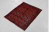 Turkman Red Square Hand Knotted 27 X 30  Area Rug 99-111646 Thumb 2