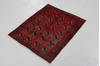 Turkman Red Square Hand Knotted 27 X 30 Area Rug 99-111646 Thumb 2