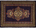 Tabriz Blue Square Hand Knotted 27 X 32  Area Rug 99-111648 Thumb 0