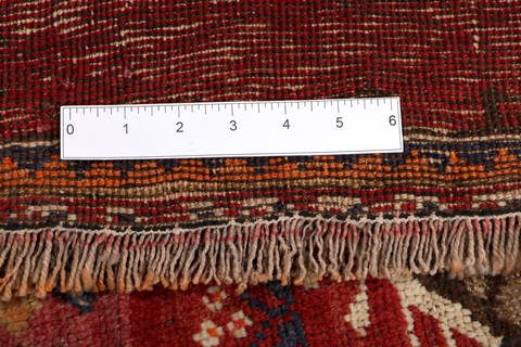 Shiraz Red Hand Knotted 35 X 51  Area Rug 99-111653 Image 14