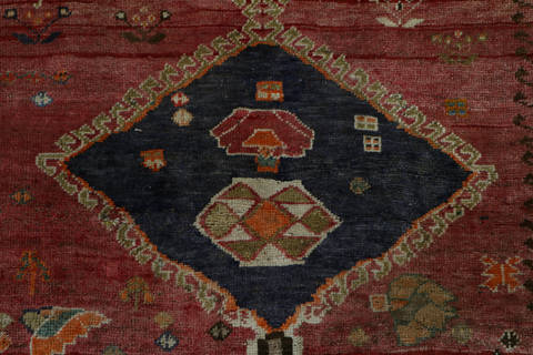 Shiraz Red Hand Knotted 35 X 51  Area Rug 99-111653 Image 5