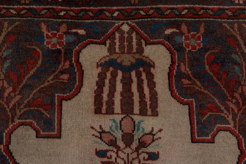 Tabriz Beige Square Hand Knotted 22 X 23  Area Rug 99-111662 Image 6